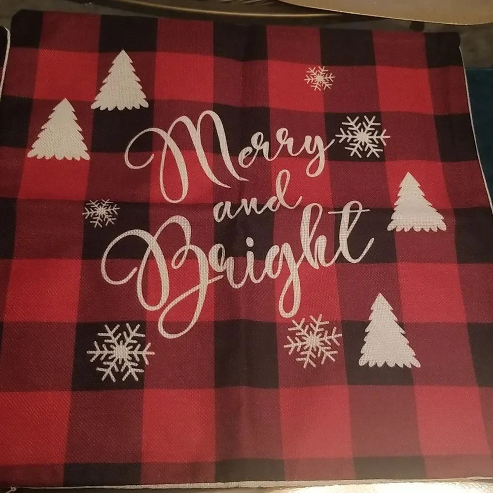 Buffalo Plaid Christmas Pillow Covers Set of 2 